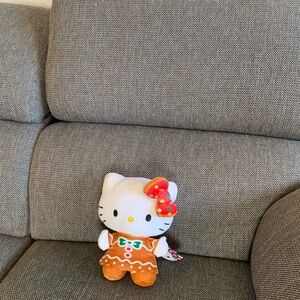 Hello Kitty Sanrio Plush with Red Bow